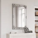 Rectangular Silver Wall Mirror by Lavishway | Wall Mirrors-31211