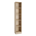Basic Tall Narrow Bookcase With 4 Shelves by Lavishway | Book Shelves and Cabinets-30696