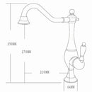 360° Rotatable Swivel Single Hole Kitchen Tap by Lavishway | Kitchen Faucets-48680