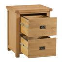 Chunky Oak Planed Smooth Filing Cabinet by Lavishway | Hallway Cabinets-32469