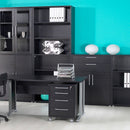 Prima Black Woodgrain 2 Doors Filing Cabinet by Lavishway | Filing Cabinets-29261