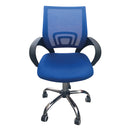 Tate Mesh Back Blue Office Chair by Lavishway | Mesh Chairs-35159