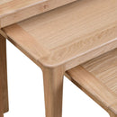Nordic Oak Single Drawer Side Table by Lavishway | Nest of Tables-32230