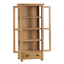 Chunky Oak 2 Doors Display Cabinet by Lavishway | Display Cabinet-32477