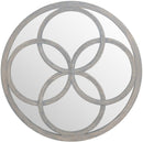Flower of Life Grey Painted Mirror by Lavishway | Wall Mirrors-40158