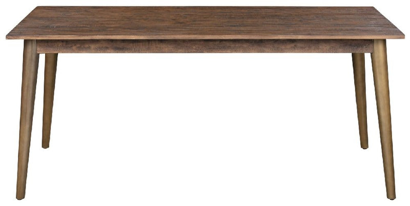 Havana Gold Wooden Rectangular Dining Table by Lavishway | Dining Tables-40063