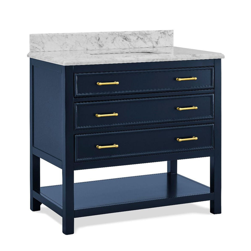 3 Drawers Marble Top Vanity Unit by Lavishway | Cupboards & Cabinets-26104
