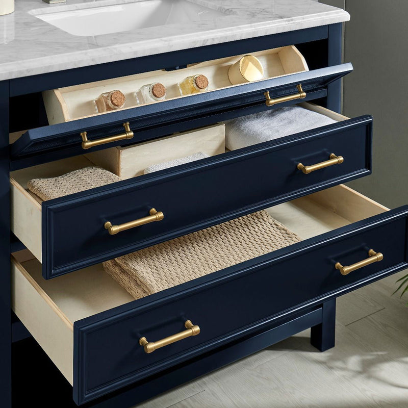 3 Drawers Marble Top Vanity Unit by Lavishway | Cupboards & Cabinets-26105