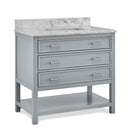 3 Drawers Marble Top Vanity Unit by Lavishway | Cupboards & Cabinets-26109