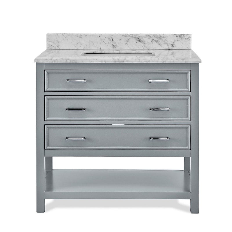 3 Drawers Marble Top Vanity Unit by Lavishway | Cupboards & Cabinets-26110