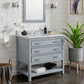 3 Drawers Marble Top Vanity Unit by Lavishway | Cupboards & Cabinets-26099