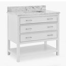 3 Drawers Marble Top Vanity Unit by Lavishway | Cupboards & Cabinets-26115