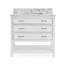 3 Drawers Marble Top Vanity Unit by Lavishway | Cupboards & Cabinets-26116