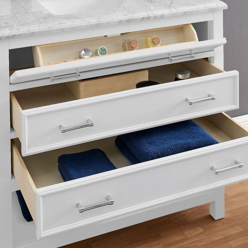 3 Drawers Marble Top Vanity Unit by Lavishway | Cupboards & Cabinets-26117