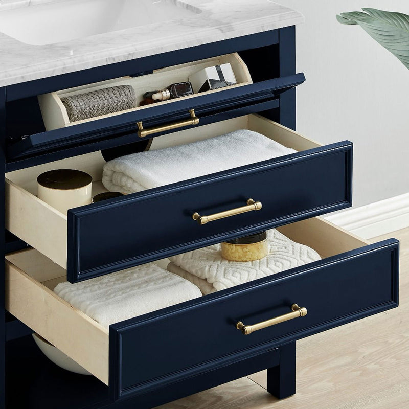 Wooden 3 Drawers Single Vanity Unit by Lavishway | Cupboards & Cabinets-23415
