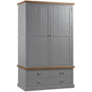 Byland 3 Drawer Two Door Wardrobe by Lavishway | Wardrobe-40093