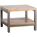 Draftsman Solid Pine Lamp Table by Lavishway | Side Tables-40140
