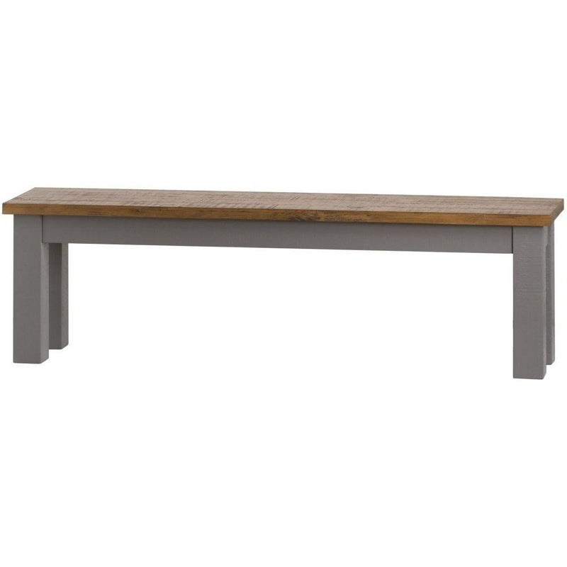 Byland Solid Wood Dining Bench In Grey by Lavishway | Dining Benches-40080