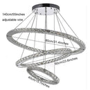 Modern Lustre Crystal LED Pendant Light by Lavishway | Pendant Lighting-50461