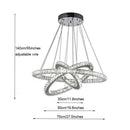 Modern Lustre Crystal LED Pendant Light by Lavishway | Pendant Lighting-50460