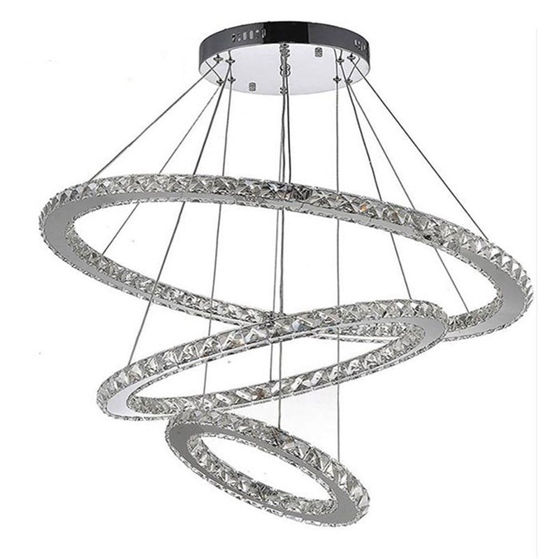 Modern Lustre Crystal LED Pendant Light by Lavishway | Pendant Lighting-50455