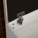 Shoe Storage Wooden Bench in White by Lavishway | Shoe Cabinets-38919