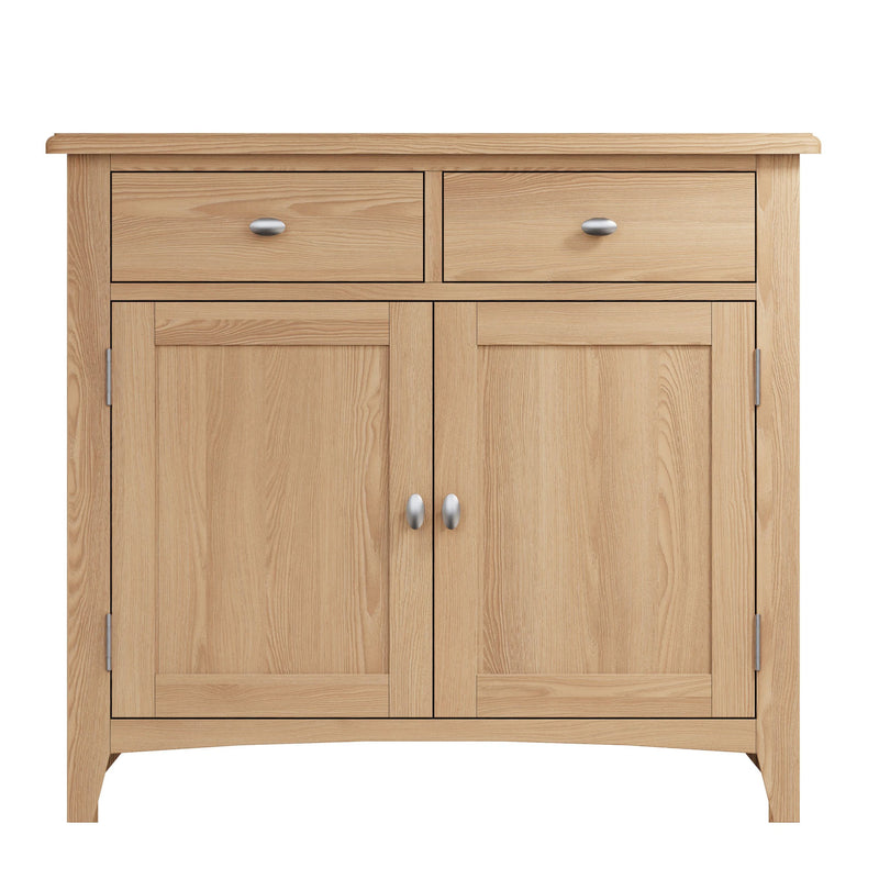 Guildford Solid Oak 2 Drawers Slim Sideboard by Lavishway | Sideboards-31946