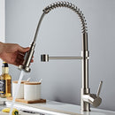 Modern Pull Out Spray Flexible Kitchen Tap by Lavishway | Kitchen Faucets-48475