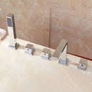 Chrome Finished Bathtub Shower & Tap Set by Lavishway | Bathtub Faucets-49664