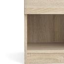 Naia Oak Finish 1 Drawer Bedside Cabinet by Lavishway | Bedside Tables-29440
