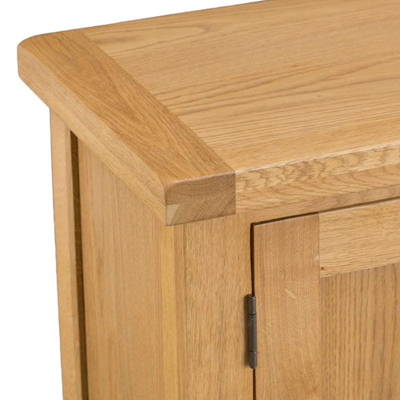 Chunky Oak Solid Wood 2 Doors Cupboard by Lavishway | Cupboards & Cabinets-32497