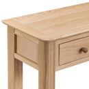 Nordic Oak Single Drawer Console Table by Lavishway | Hallway Console Table-32304