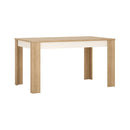 Lyon Oak And White Extendable Dining Table by Lavishway | Dining Tables-29553