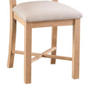 Nordic Oak Cross Back Dining Chairs Set of 2 by Lavishway | Dining Chairs-32313