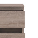 Nova Truffle Oak Finish 5 Drawers Chest by Lavishway | Chest Of Drawers-30102