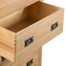 Chunky Oak Wood 3 Drawer Chest by Lavishway | Chest Of Drawers-37282