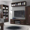 Imperial Dark Mahogany Melamine TV Unit by Lavishway | TV Units Cabinets-30012