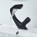 Curved Spout Waterfall Bathroom Basin Tap by Lavishway | Bathroom Faucet-48898