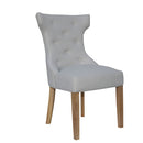 Winged Button Back Dining Chair Set of 2 by Lavishway | Dining Chairs-36171