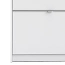 Shoes White 2 Tilting Doors Shoe Cabinet by Lavishway | Shoe Cabinets-29078