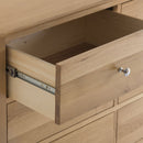 Nordic Classic Oak 6 Drawers Chest by Lavishway | Chest Of Drawers-32328