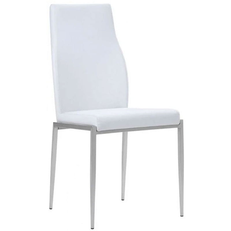 Zingaro Dining Table with 6 White Chairs by Lavishway | Dining Table Set-42357