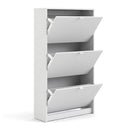 Shoes 3 Tilting Doors & 2 Layer Shoe Cabinet by Lavishway | Shoe Cabinets-29005