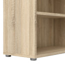 Prima Oak Finish 5 Shelves Bookcase by Lavishway | Book Shelves and Cabinets-29281