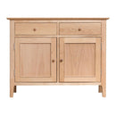 Nordic Oak 2 Drawers Standard Sideboard by Lavishway | Sideboards-32191