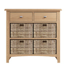 Guildford Solid Oak 2 Drawers Cabinet by Lavishway | Hallway Cabinets-32063