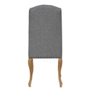 Luxury Grey Finish Dining Chair Set of 2 by Lavishway | Dining Chairs-36178