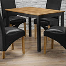 Copenhagen Solid Oak Top Dining Table by Lavishway | Dining Tables-30966