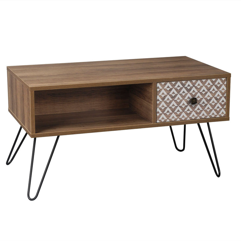 Casablanca Coffee Table with Hairpin Legs by Lavishway | Coffee Tables-35316
