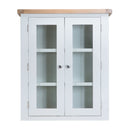 Tattershall Hutch Top White Display Cabinet by Lavishway | Display Cabinet-33031